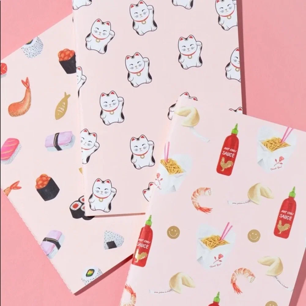 New Sonix mini pink notebooks holiday gifts bundle of three